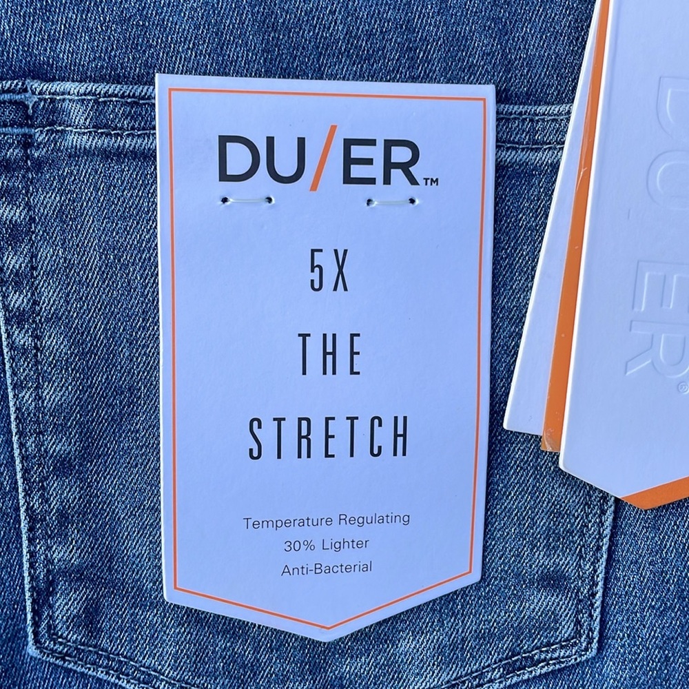 NWT DU/ER Duer Performance Denim Skinny Indigo - Picture 6 of 16